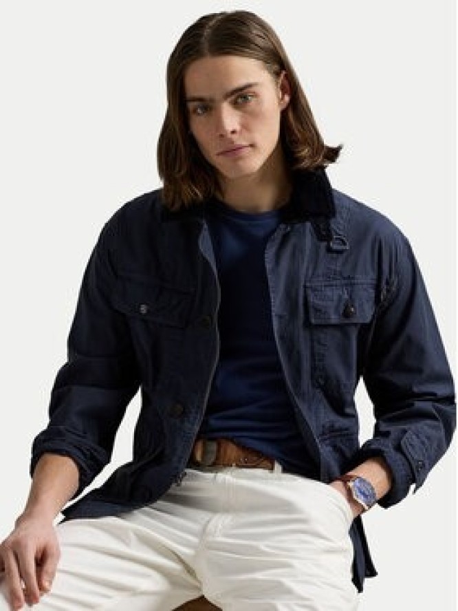 Polo Ralph Lauren T-Shirt 710671438426 Granatowy Custom Slim Fit