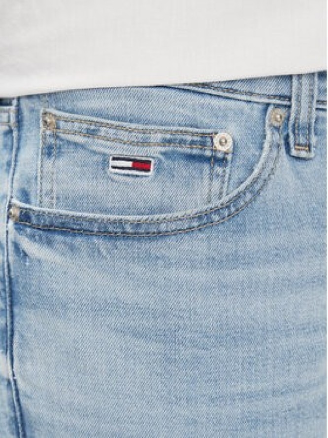 Tommy Jeans Szorty jeansowe Scanton DM0DM18798 Niebieski Slim Fit