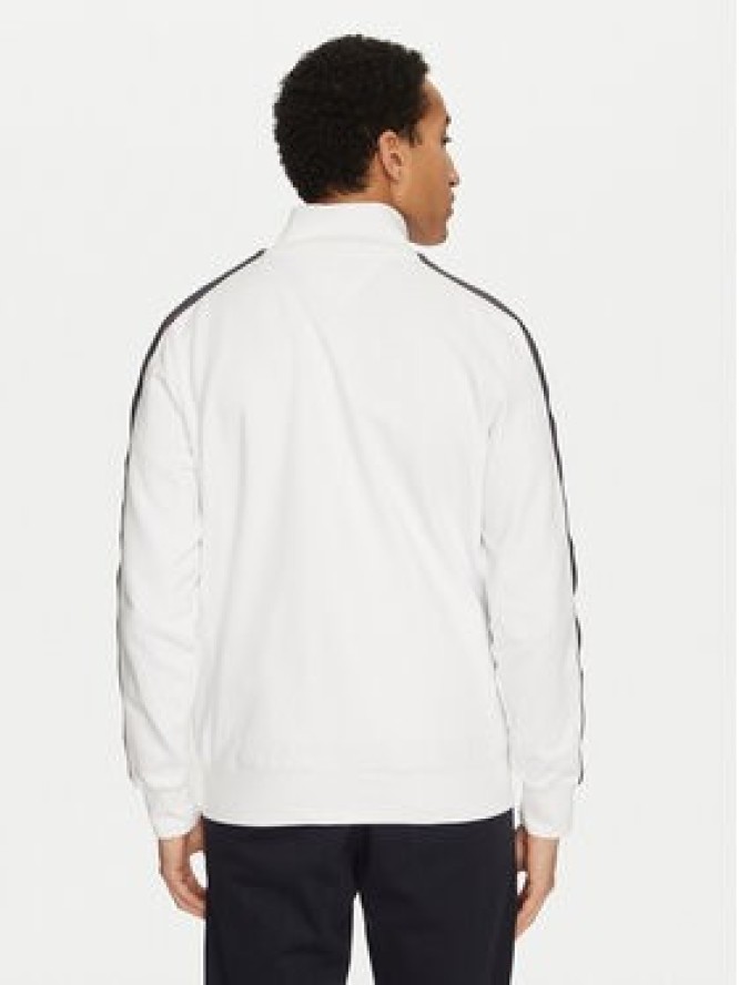 Tommy Hilfiger Bluza Global Stripe MW0MW37468 Biały Regular Fit