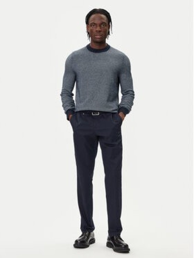 BOSS Sweter H-Hestro 50549986 Granatowy Regular Fit