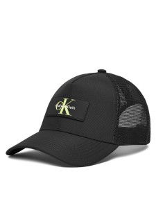Calvin Klein Czapka z daszkiem Logo LV04D5025G Czarny