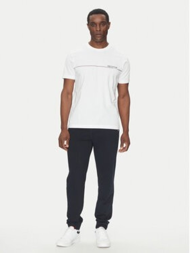 Hechter Paris T-Shirt 75008 151919 Biały Regular Fit