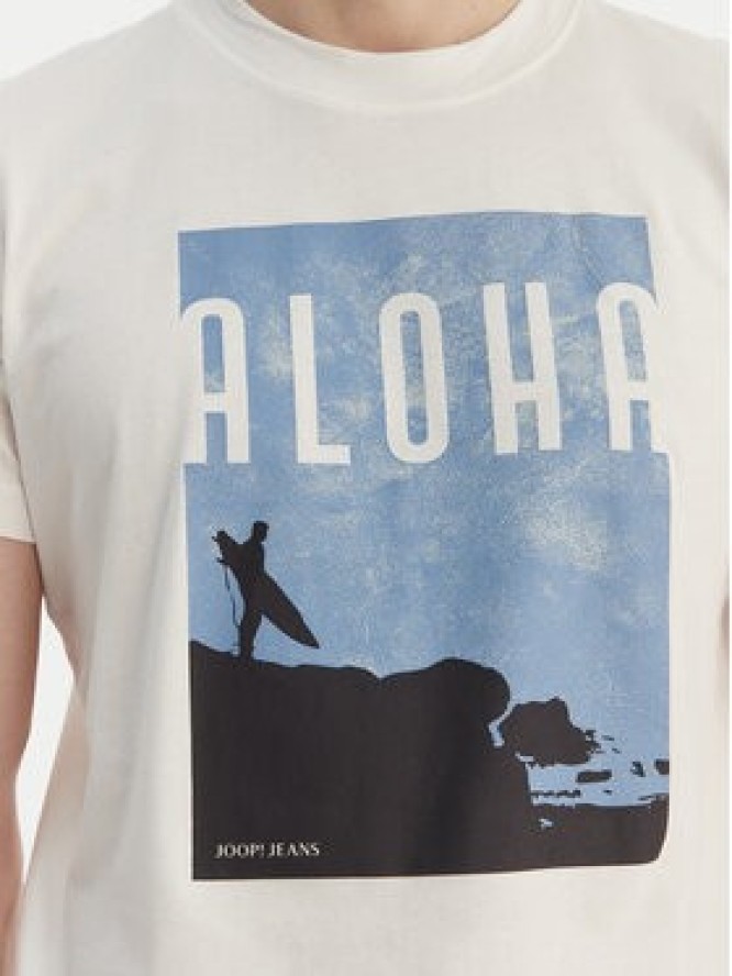 JOOP! Jeans T-Shirt JJJ-Lanakila 30101983 Écru Regular Fit