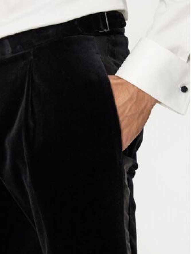 Hugo Spodnie materiałowe Getlin242E1X 50524910 Czarny Slim Fit