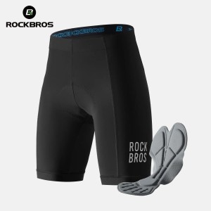 Męskie spodenki rowerowe z oddychającą wkładką 3D ROCKBROS