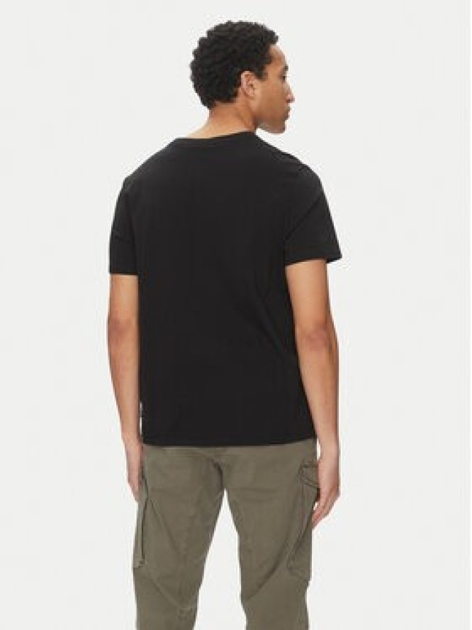 Moose Knuckles T-Shirt Duluth M15MT759 Czarny Regular Fit