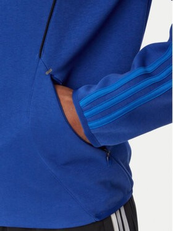 adidas Polar Spacer Teamgeist 26 Cutline Fullzip Hoodie KW0887 Niebieski Regular Fit