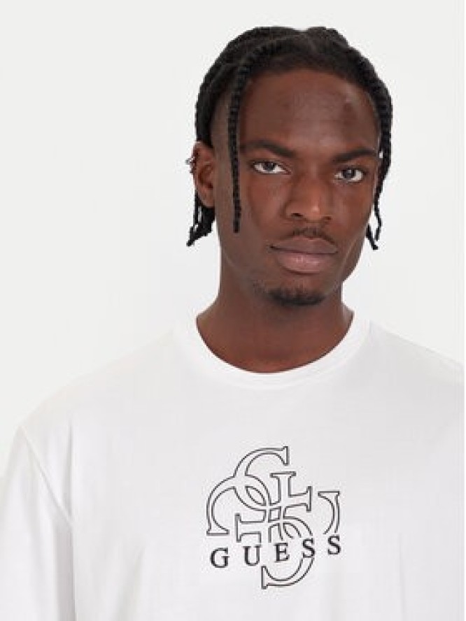 Guess T-Shirt M5BI76 I3Z14 Biały Relaxed Fit