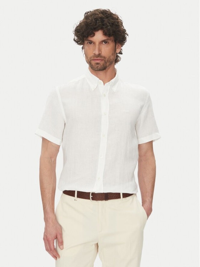 BOSS Koszula H-Roan 50539352 Biały Slim Fit