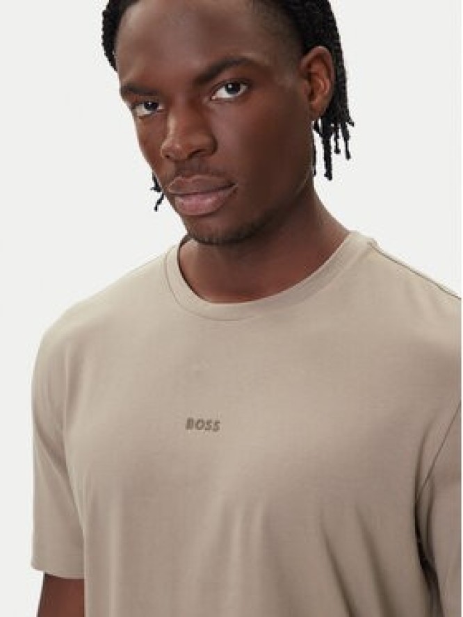 BOSS T-Shirt Tchup 50473278 Beżowy Relaxed Fit
