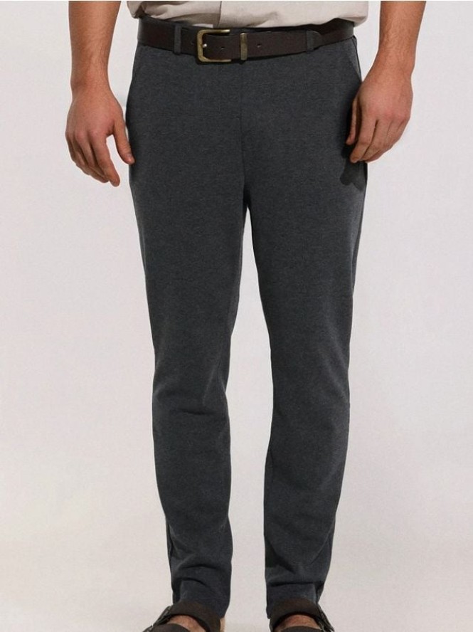 Spodnie slim fit - czarny