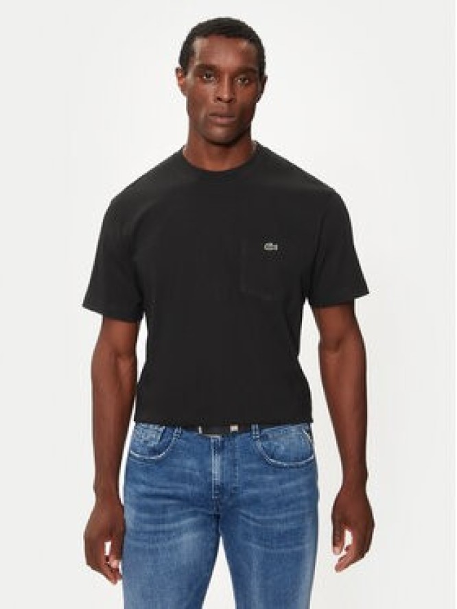 Lacoste T-Shirt TH2827 Czarny Regular Fit