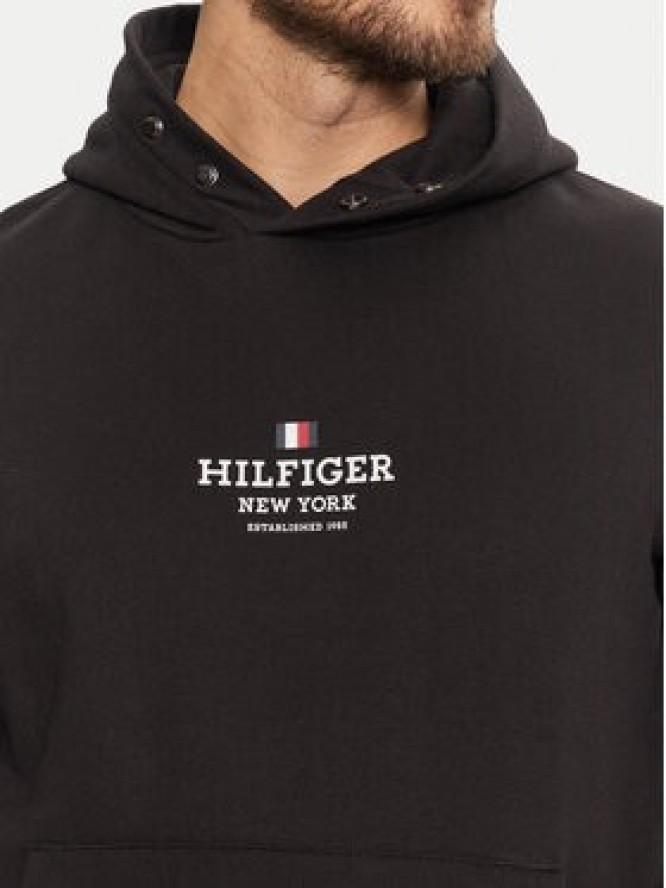 Tommy Hilfiger Bluza MW0MW39050 Czarny Regular Fit