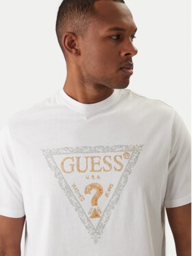 Guess T-Shirt M6RI15 I3Z14 Biały Regular Fit