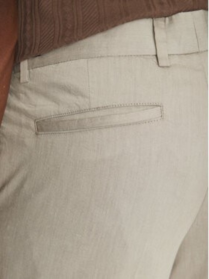 BOSS Spodnie materiałowe P-Kaiton1 50538828 Beżowy Slim Fit