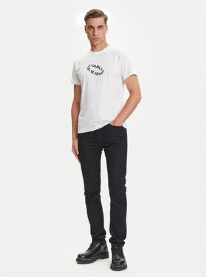 Karl Lagerfeld Jeans T-Shirt A3M17037 Biały Slim Fit
