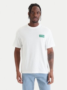 Calvin Klein Jeans T-Shirt 20s Easy LV04RF294G Biały Regular Fit
