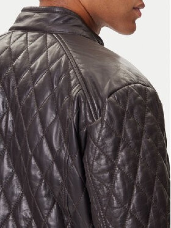 JOOP! Kurtka skórzana 17 Boys 1500150 80000851 Brązowy Regular Fit