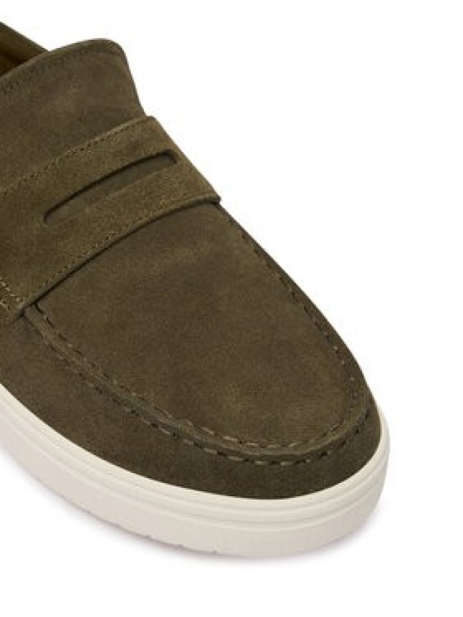 Tommy Hilfiger Półbuty Modern Light Hybrid Suede LoaferFM0FM05786 Zielony