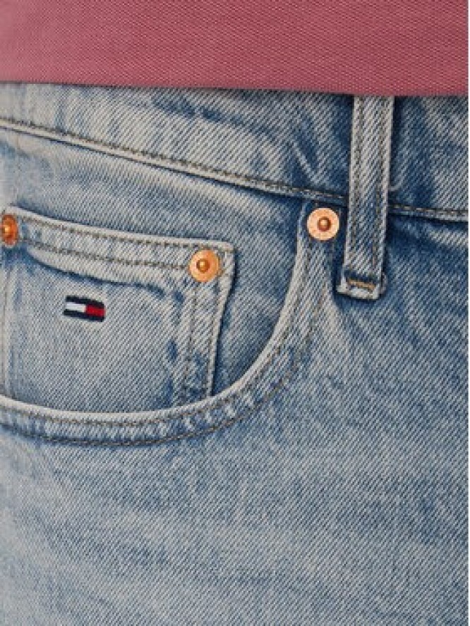 Tommy Jeans Szorty jeansowe Scanton DM0DM22977 Niebieski jasny Slim Fit