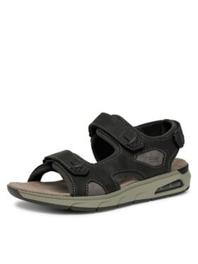 Rieker Sandały 29151-00 Czarny