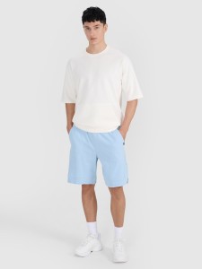 4F Spodenki dresowe męskie - niebieskie XXL