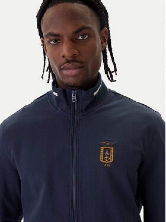 Aeronautica Militare Bluza 261FE2089UF00674 Granatowy Regular Fit