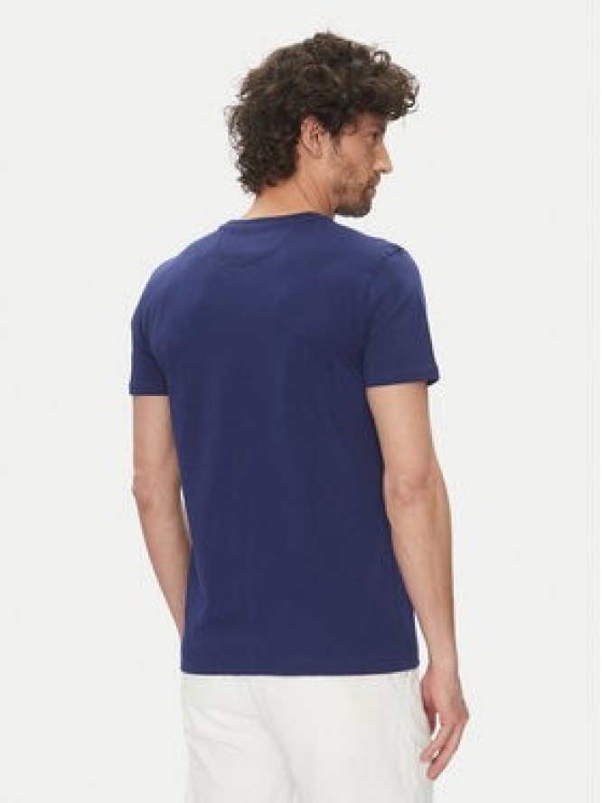 La Martina T-Shirt Aguer MAR304 JS206 Granatowy Regular Fit