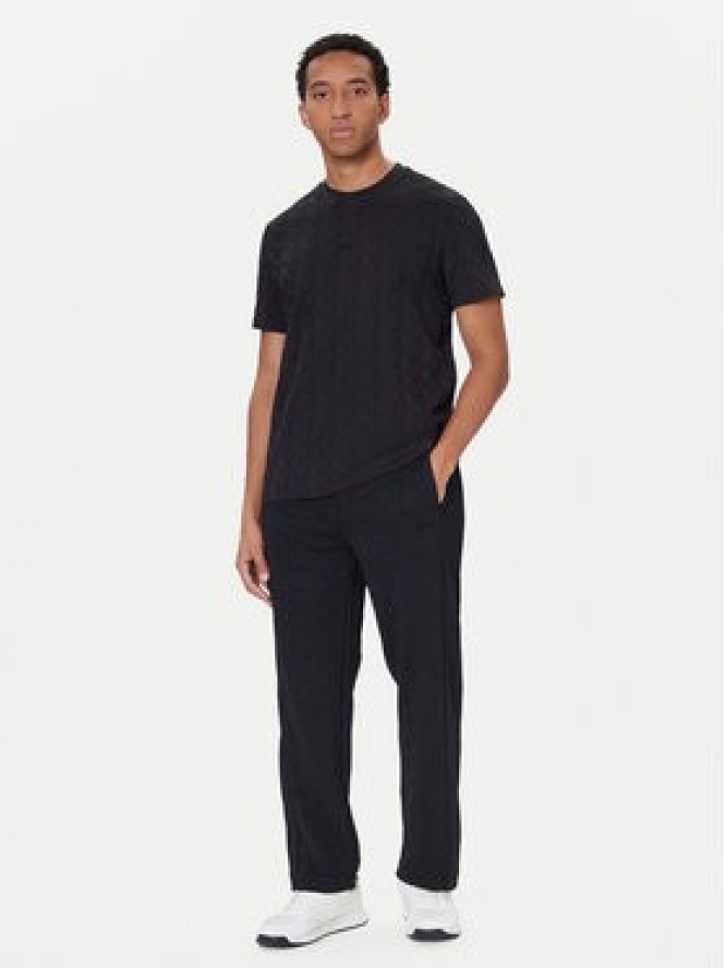 BOSS T-Shirt Mirror Artwork 50548649 Czarny Relaxed Fit