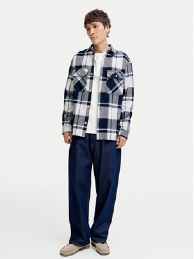 Jack & Jones Longsleeve Blutyrell 12266583 Biały Regular Fit