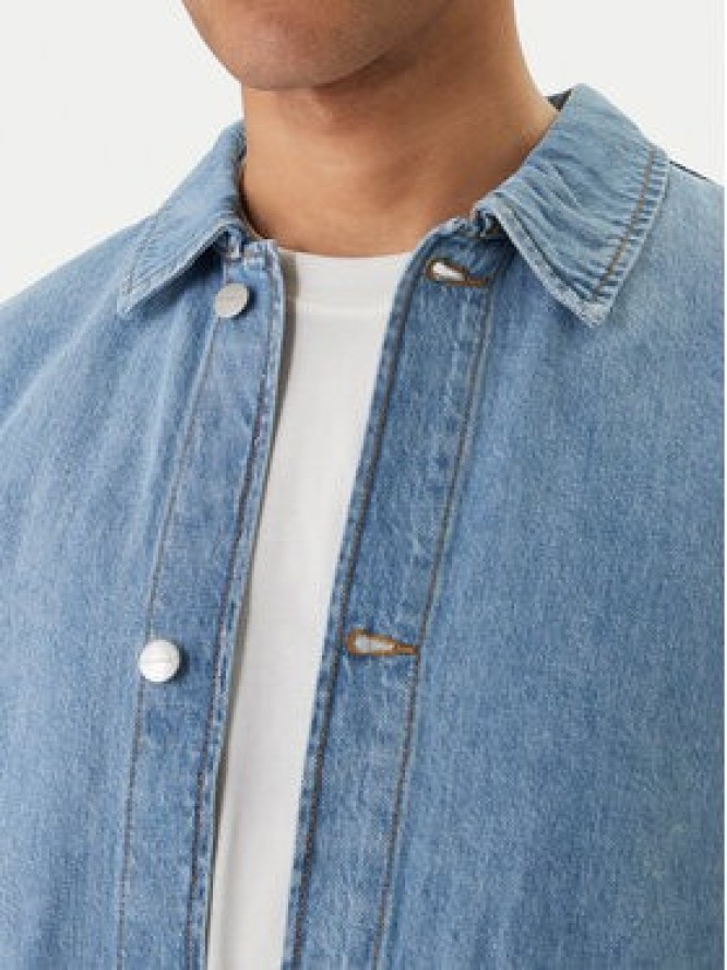 Jack & Jones Koszula jeansowa Cambridge 12293585 Niebieski Oversize