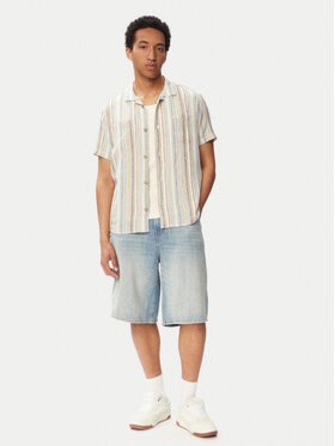 RVCA Koszula Exotica 23A041504 Kremowy Regular Fit
