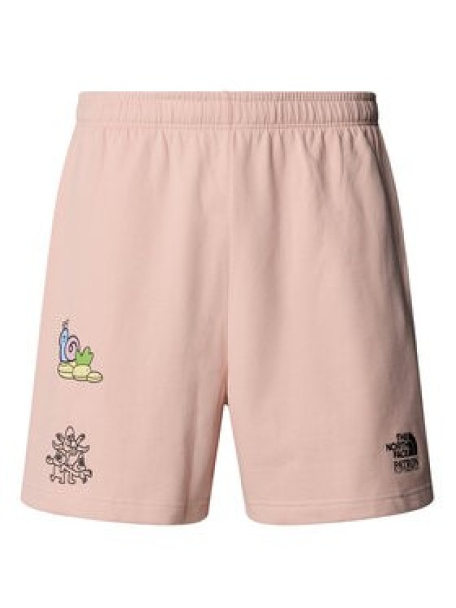 The North Face Szorty sportowe Unisex Mountain Cleanup NF0A8C2X Różowy Relaxed Fit