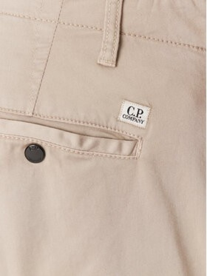 C.P. Company Spodnie materiałowe 18CMPA056A005694G Khaki Regular Fit
