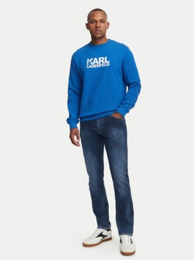 KARL LAGERFELD Bluza 705780 561917 Niebieski Regular Fit