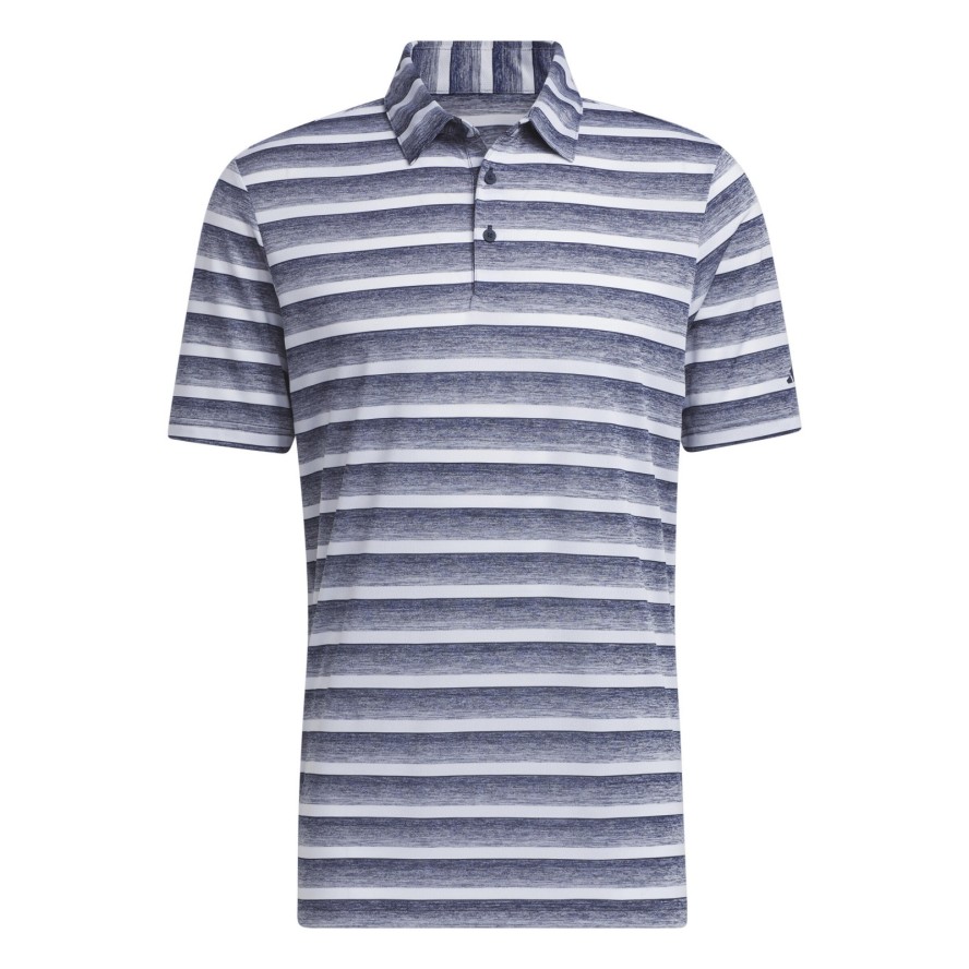 Koszulka polo w dwukolorowe paski adidas