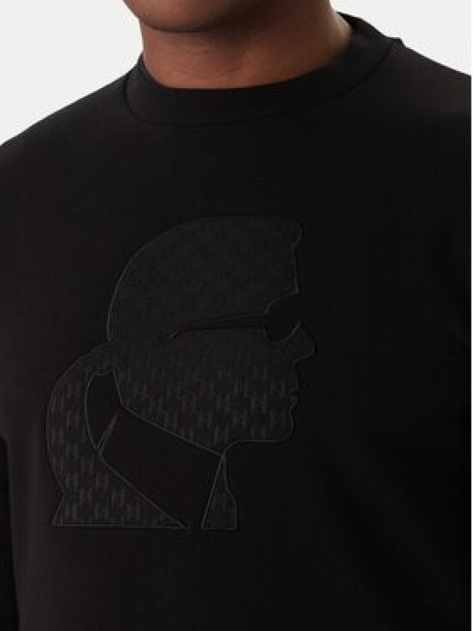 KARL LAGERFELD Bluza 705027 561910 Czarny Regular Fit