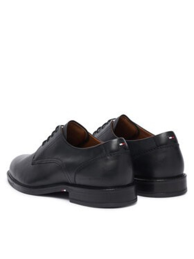 Tommy Hilfiger Półbuty Corporate Dressy Lth FM0FM06023 Czarny