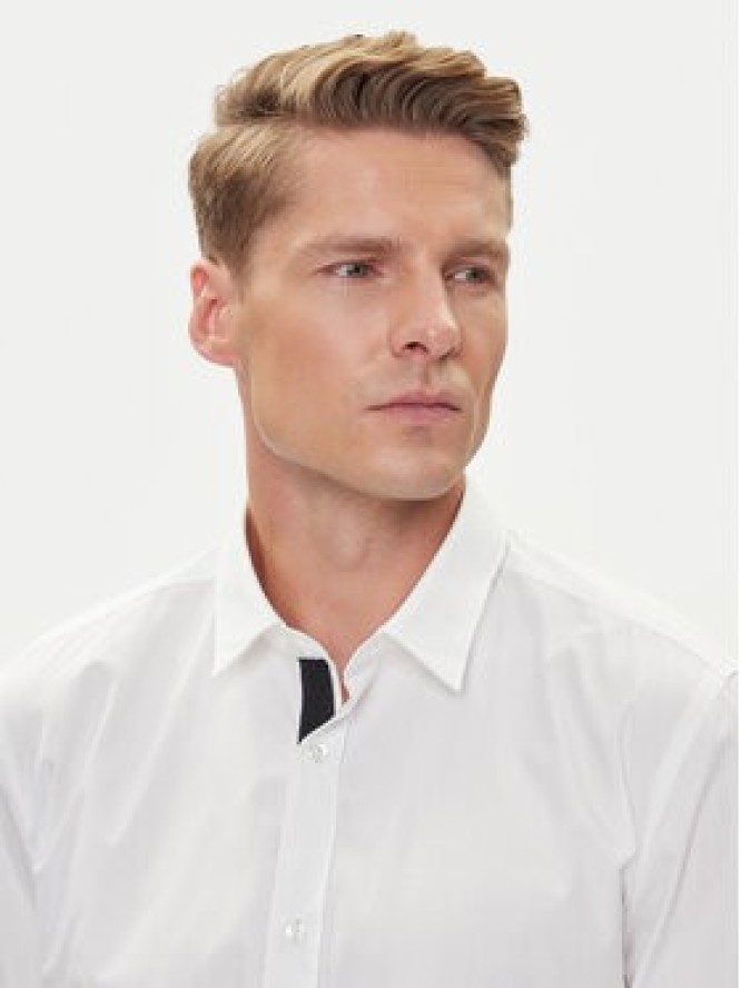 HUGO Koszula Elisha02 50544910 Biały Extra Slim Fit