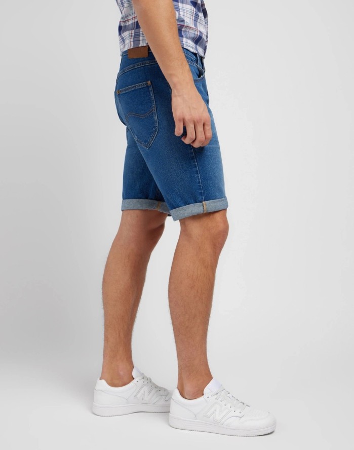 LEE 5 POCKET SHORT MĘSKIE SZORTY KRÓTKIE SPODNIE JEANSOWE WARM 112349234 L73M016079