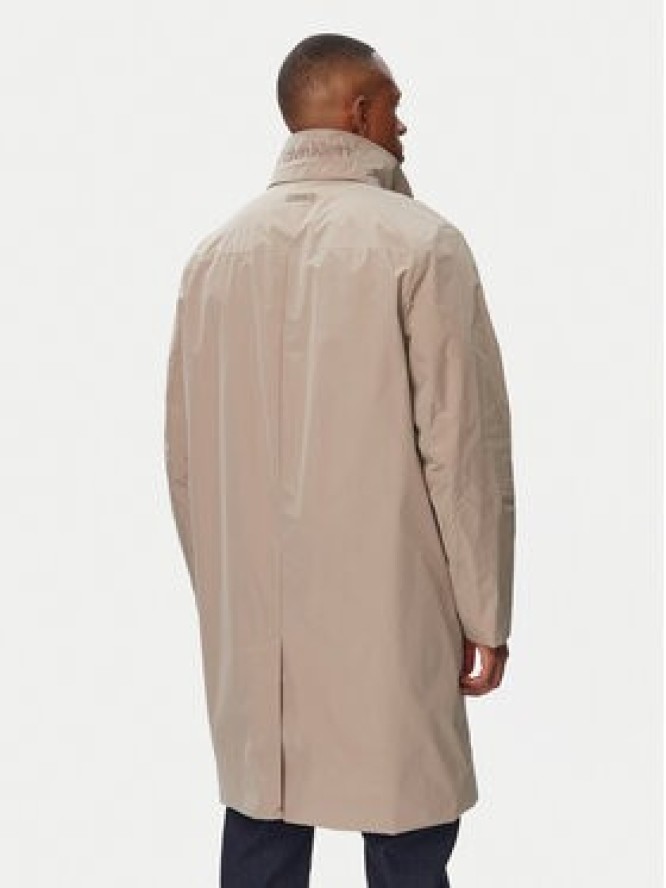 Calvin Klein Jeans Płaszcz przejściowy LV04LG505G Beżowy ciemny Regular Fit