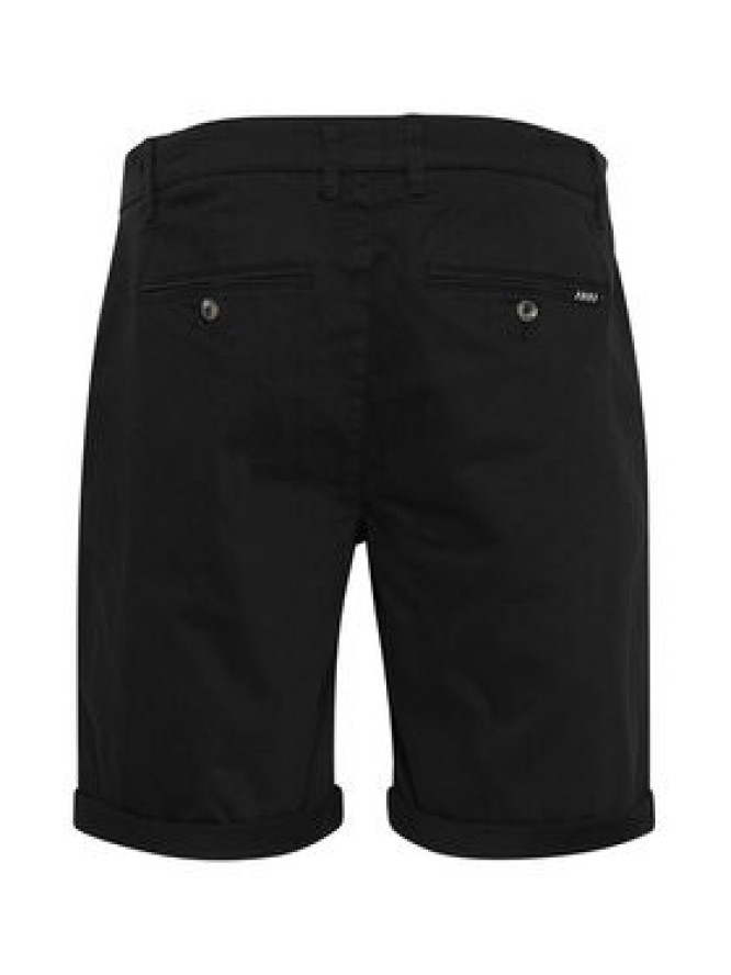 Solid Szorty materiałowe 21200395 Czarny Regular Fit