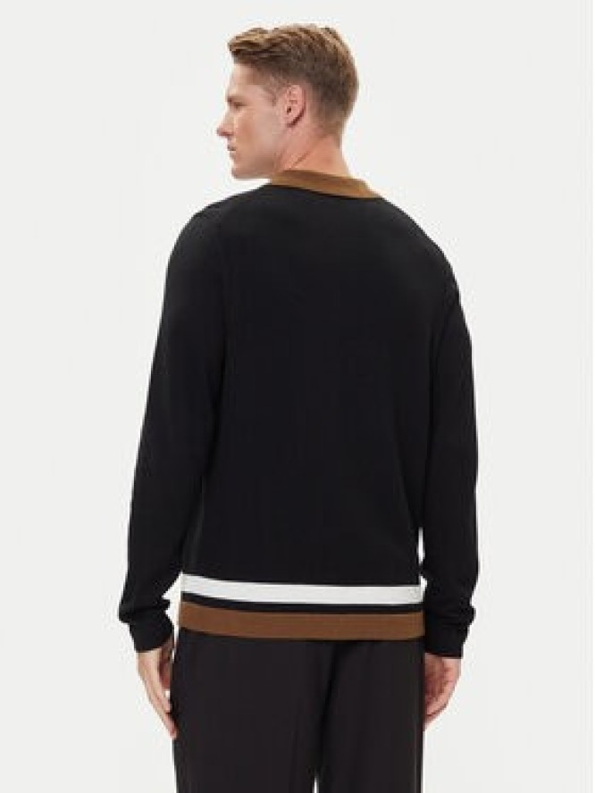 HUGO Kardigan Splon 50543770 Czarny Relaxed Fit