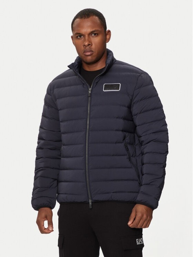 EA7 Emporio Armani Kurtka puchowa 6DPB14 PNHAZ 1562 Granatowy Regular Fit