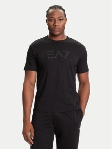 EA7 Emporio Armani T-Shirt 7M000898 AF10375 UC001 Czarny Regular Fit