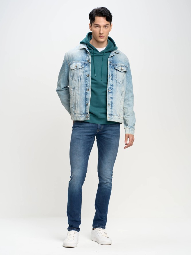 Jeansy męskie skinny niebieskie Owen 312