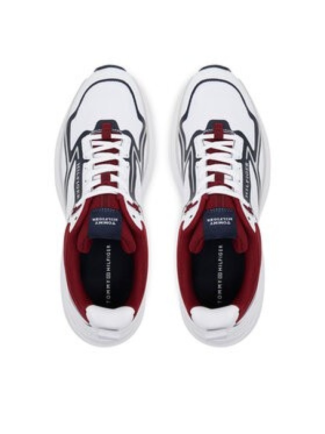 Tommy Hilfiger Sneakersy Th Dynafast Tech FM0FM05450 Biały