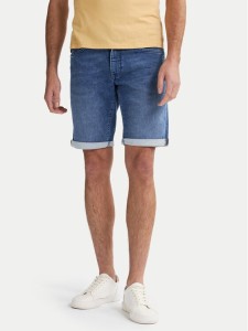 Petrol Industries Szorty jeansowe M-ROS-SHO001 Niebieski Slim Fit