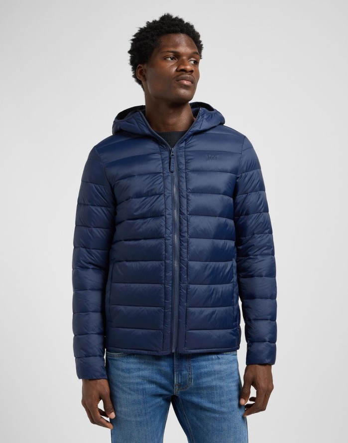 MESKA KURTKA LEE PUFFER JACKET MOOD INDIGO 112371659