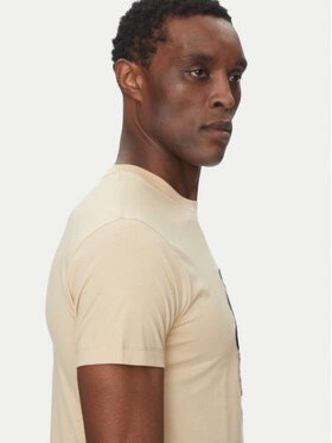 KARL LAGERFELD T-Shirt 755067 552241 Beżowy Regular Fit